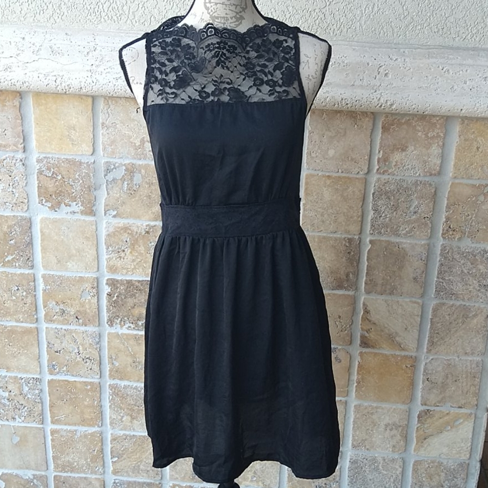 NWOT Free people cut out Black dress size M